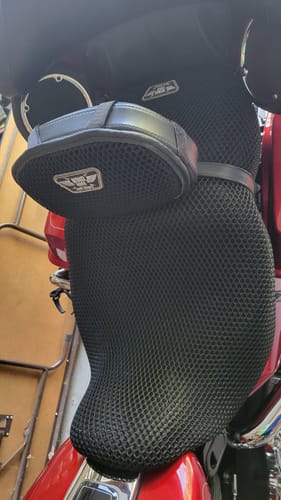 Customer photo review of Wind Rider Seat Cover