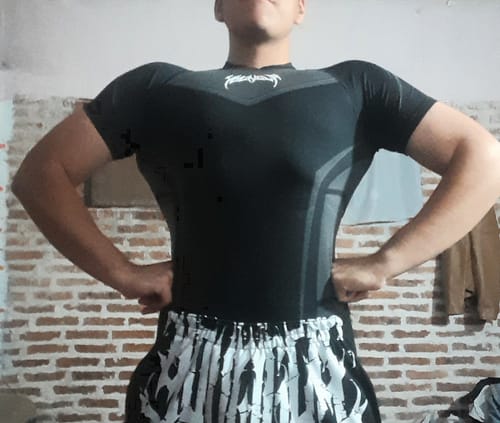 Customer photo review of WARRIOR COMPRESSION TEES #4041