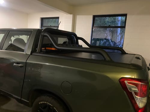 Customer photo review of Extended Sports Bar Universal Roll Bar For Gen2/EGen2 Roller Shutters