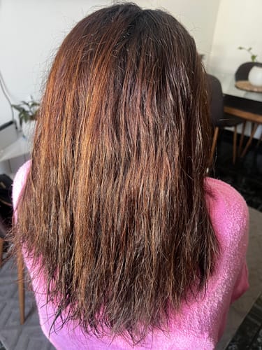 Customer photo review of Kit Alisado Profesional 1 Litro