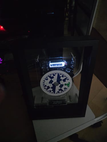 Customer photo review of M1 Music Frame CD Player