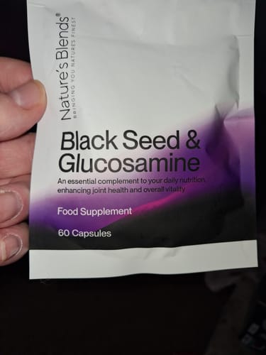 Customer photo review of Black Seed Oil & Natural Glucosamine Capsules