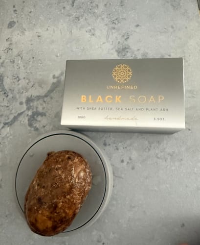 Customer photo review of BLACK SOAP - afrikanische schwarze Seife