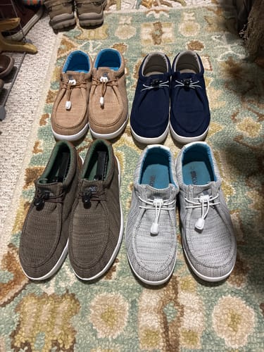 Customer photo review of SKŌNI Men's Golf Shoe - Khaki