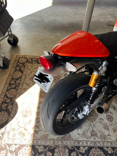 Customer photo review of Triumph Speed Twin 1200 Tail Tidy Kit - 2019+