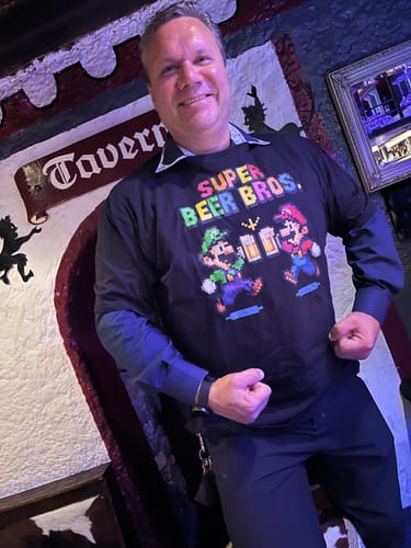 Customer photo review of Super Beer Bros T-Shirt Unisex
