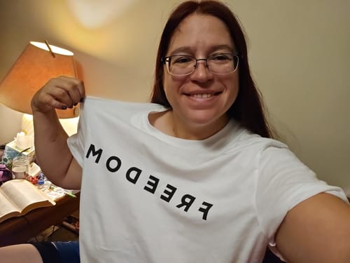 Customer photo review of Freedom CK T-Shirt