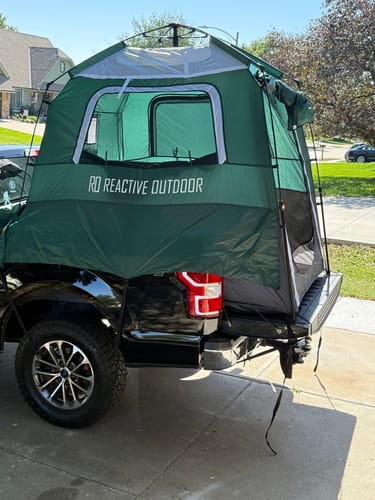 Customer photo review of 3 Secs Truck Tent