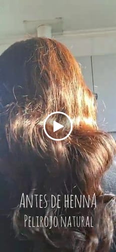 Reseña con vídeo de un cliente sobre Henna Jamila Hair - Cobrizo Natural y Duradero 👩🏼🦰