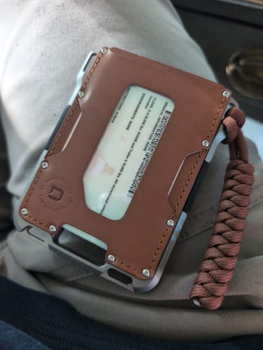 Customer photo review of M1 MAVERICK™ WALLET - SINGLE POCKET LEATHER