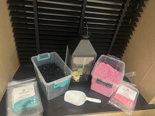 Customer photo review of Black Coral Hard Wax