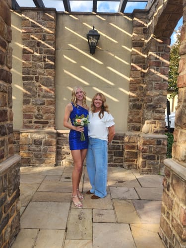 Customer photo review of Ruched Puff Sleeve Blouse