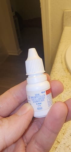 Customer photo review of C-NAC (N-Acetylcarnosine eye-drops) to normalise cataract impairment