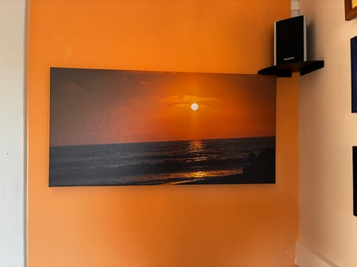 Customer photo review of Create Your Own Canvas Set - Wide Landscape
