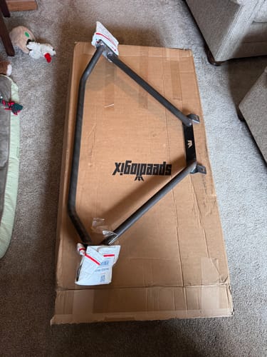 Customer photo review of Speedlogix Arched 4-point Rear Shock Tower Brace 2005-2023 Challenger/Charger