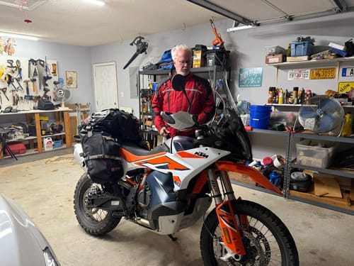 Customer photo review of 80L - Odyssey KTM ADV Touring Luggage System