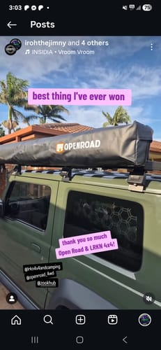 Martina R. review of OPENROAD 270 Free Standing Awning for Camping image 1 out of 2