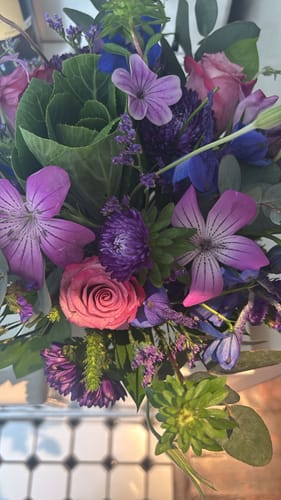 Customer photo review of Bubbles and Blue