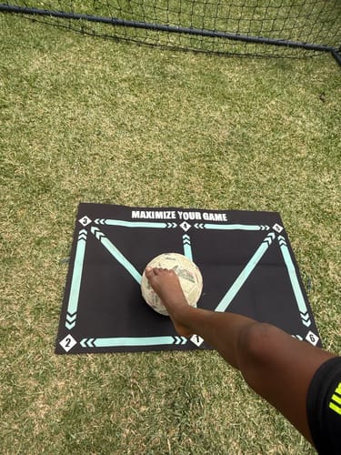 Customer photo review of TactikPad - Tapis d'entrainement de Football