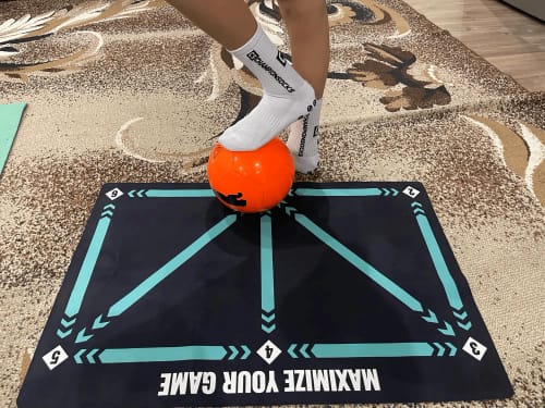 Customer photo review of TactikPad - Tapis d'entrainement de Football
