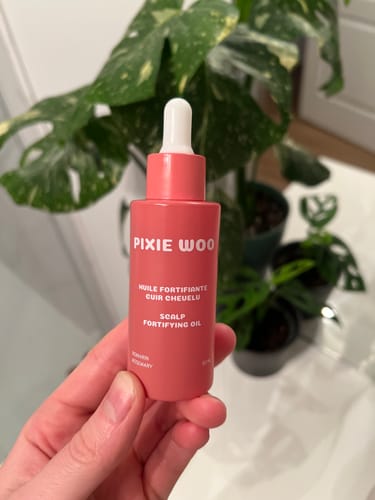 Customer photo review of Pre-Wash Fortifying Rosemary Oil for Scalp