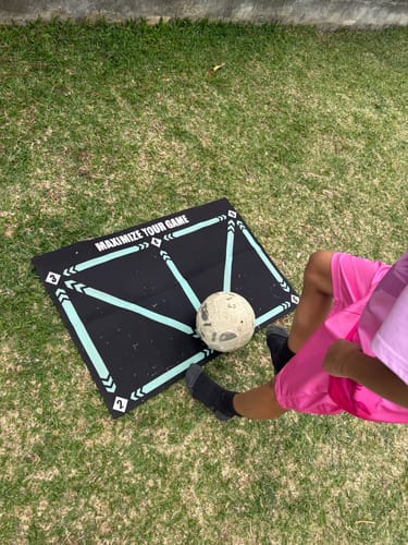 Customer photo review of TactikPad - Tapis d'entrainement de Football