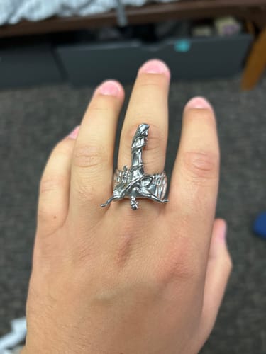 Customer photo review of FALLEN ANGEL RING