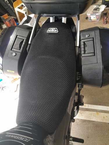 Customer photo review of Wind Rider Seat Cover