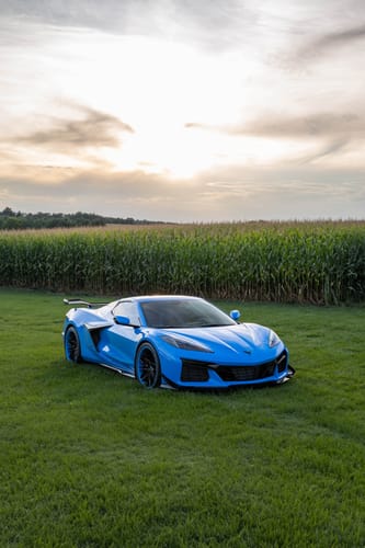 Customer photo review of CUSTOM FORGED 2-PIECE CONCAVE CORVETTE WHEELS: RV-T081