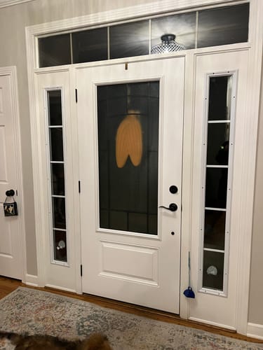 Customer photo review of Grills Between Glass 5 Lite Glass and Frame Kit (Full Sidelite)