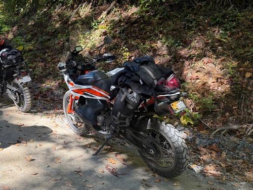 Customer photo review of 80L - Odyssey KTM ADV Touring Luggage System