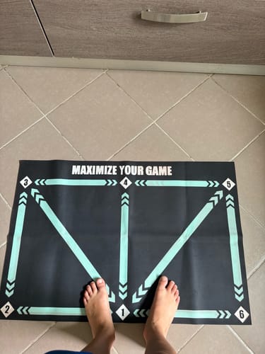 Customer photo review of TactikPad - Tapis d'entrainement de Football