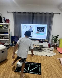 Customer photo review of TactikPad - Tapis d'entrainement de Football