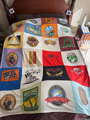 Customer photo review of Original Blanquilt™ / T Shirt Quilts