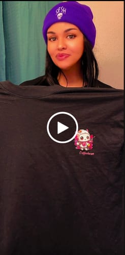 Customer video review of Unisex oversized organic sweatshirt