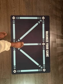 Customer photo review of TactikPad - Tapis d'entrainement de Football