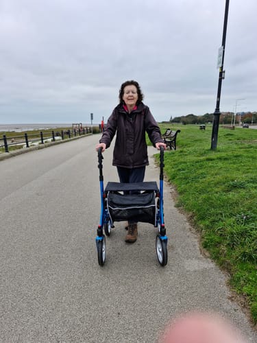 Customer photo review of MobilityPlus+ Lightweight Suspension Rollator