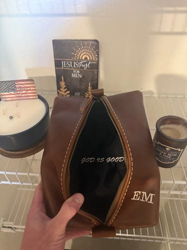 Customer photo review of Heirloom Toiletry Bag