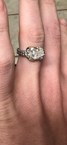 Amanda P. review of 2.31ct Pear Lab Diamond - F Color VS2 | Doveggs Certified image 1 out of 1