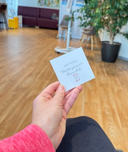 Customer photo review of Meilenstein Karten Kinderwunsch