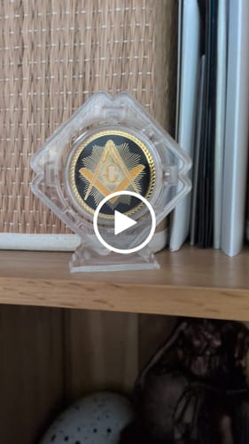 Customer video review of MasonicMan Coin Because I have a Brother I Always Have a Friend