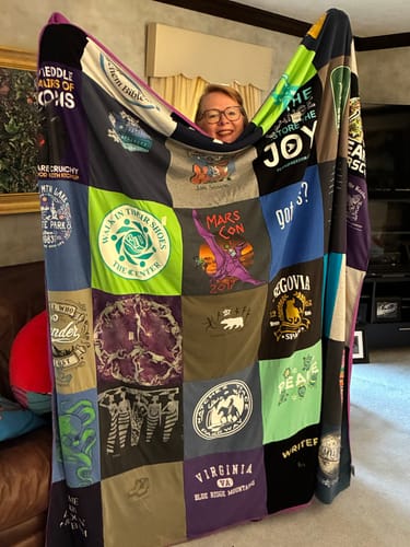 Customer photo review of Project Repat T-Shirt Quilt