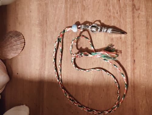 Customer photo review of Amulette Tibétaine Phurba de fer de Orgyen Menla - Protection contre les maladies.