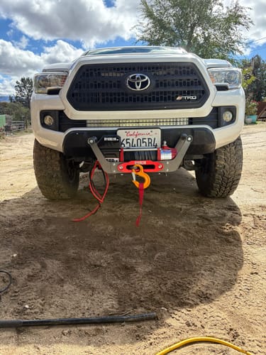 Customer photo review of Stealth 13,500lb 12v Electric Winch - Steel Rope
