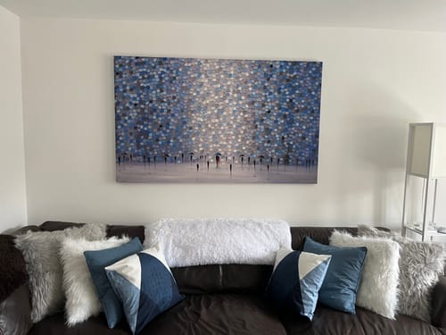 Customer photo review of Dancing Rain Canvas Print