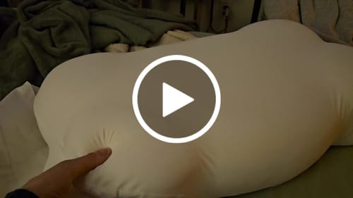 Customer video review of Mellow Cloud™ Pillow