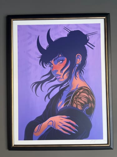 Customer photo review of Tasogare No.2 - Limited Edition Print