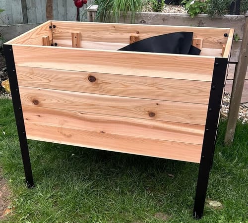 Customer photo review of Raised Garden Bed - 46cm x 92cm x 76cm