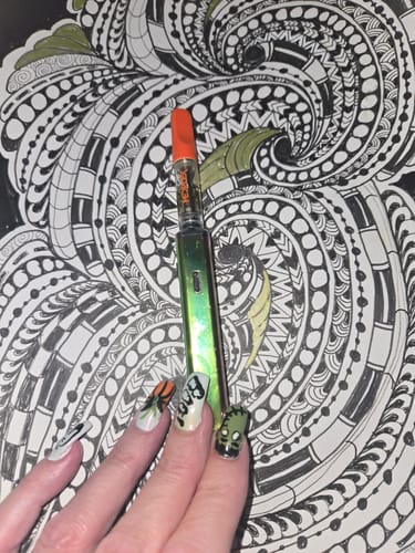 Customer photo review of Blueberry OG THC Vape Cart Indica