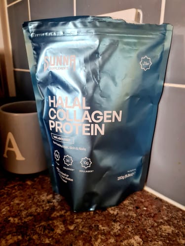 Customer photo review of Halal Collagen Protein